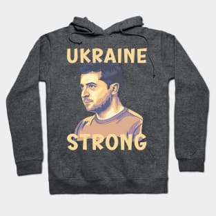 Volodymyr Zelensky Portrait Hoodie